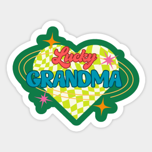 Lucky Grandma St. Patricks Day Sticker